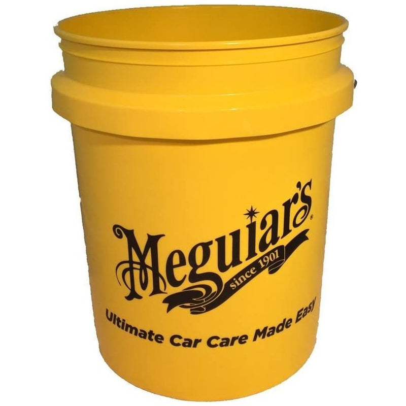 2x Meguiar's RG203 Yellow 5 US Gallon Bucket Meguiar's - Bars 4 Cars