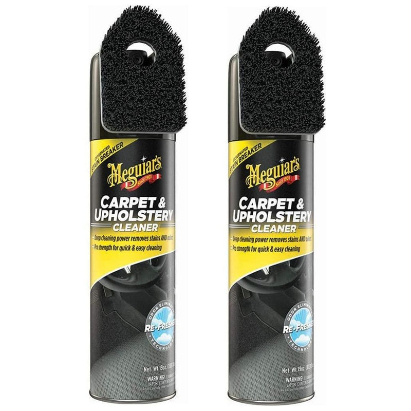 2x Meguiar's G192119EU Carpet & Upholstery Cleaner 539g Meguiar's - Bars 4 Cars