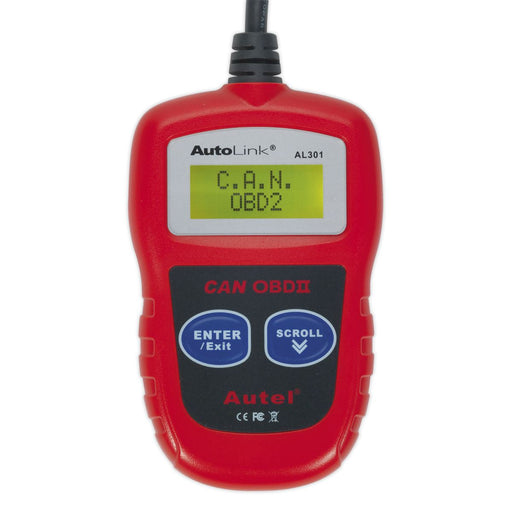 Sealey Autel EOBD Code Reader AL301 Sealey - Dynamic Drive