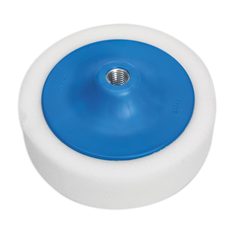 Sealey Buffing & Polishing Foam Head150 x 50mm 5/8"UNC White/Dense Sealey - Dynamic Drive