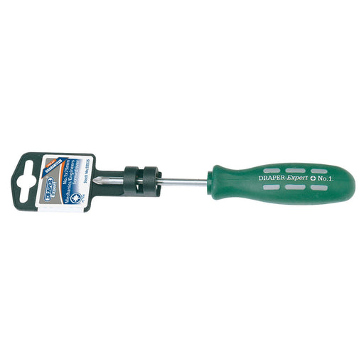 Draper Expert PZ Type Mechanic's Screwdriver, No.1 x 75mm 55505 Draper - Dynamic Drive