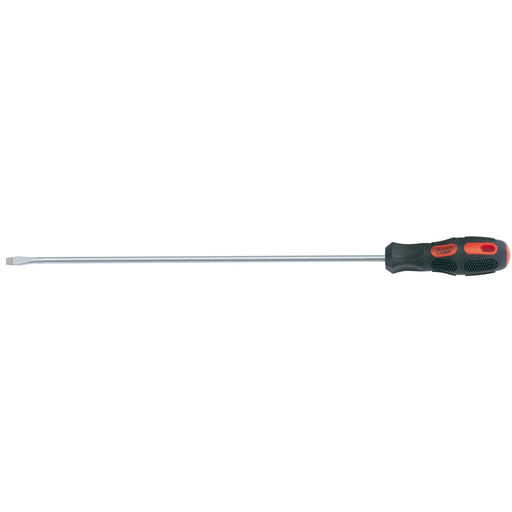 Draper Plain Slot Flared Tip Long Reach Screwdriver, 6 x 450mm 40802 Draper - Dynamic Drive