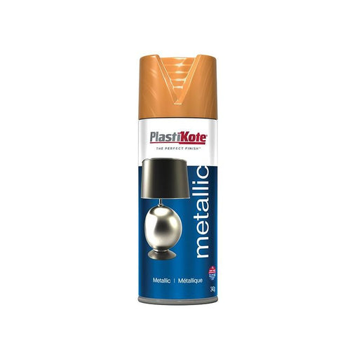 Plastikote Metallic Spray Bronze 400ml PlastiKote - Dynamic Drive
