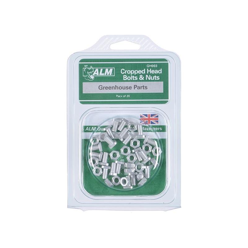 Alm Manufacturing GH003 Cropped Glaze Bolts & Nuts Pack of 20 ALM Manufacturing - Dynamic Drive