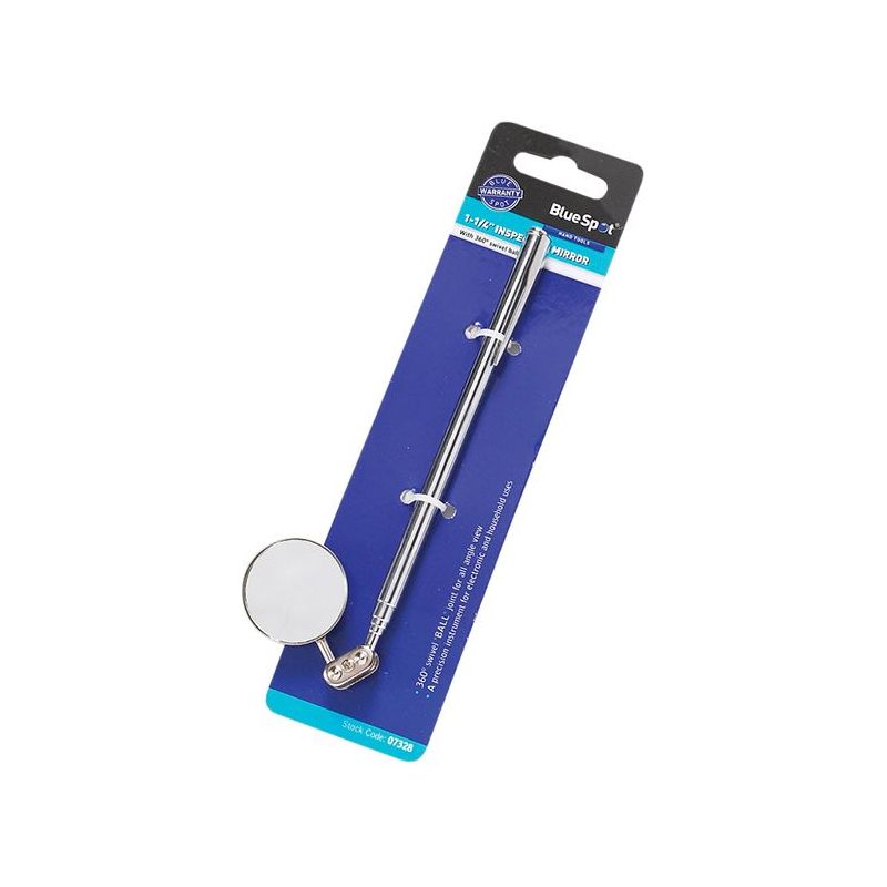 Bluespot Tools Swivel Telescopic Inspection Mirror 180-635mm BlueSpot Tools - Dynamic Drive