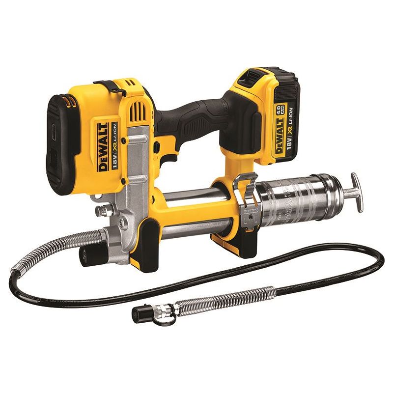 Dewalt Power Tools DCGG571M1 Cordless XR Grease Gun 18V 1 x 4.0Ah Li-ion DeWALT Power Tools - Dynamic Drive