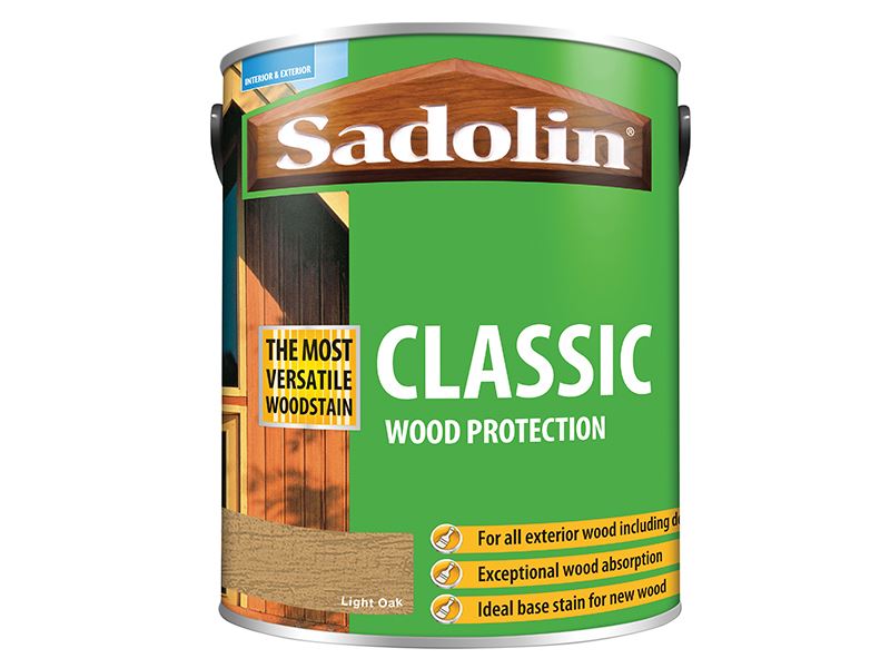 Sadolin Classic Wood Protection Light Oak 5 litre Sadolin - Dynamic Drive