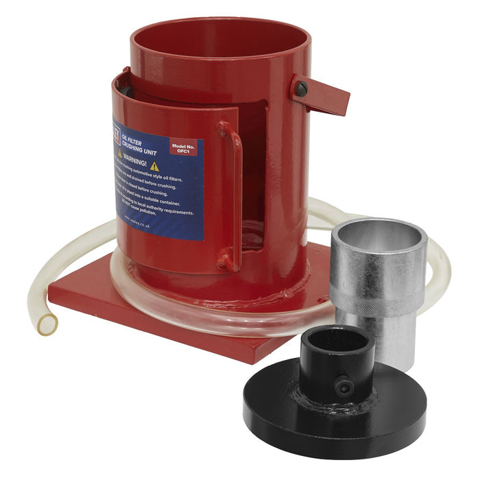 Sealey Oil Filter Crushing Unit OFC1 Sealey - Dynamic Drive