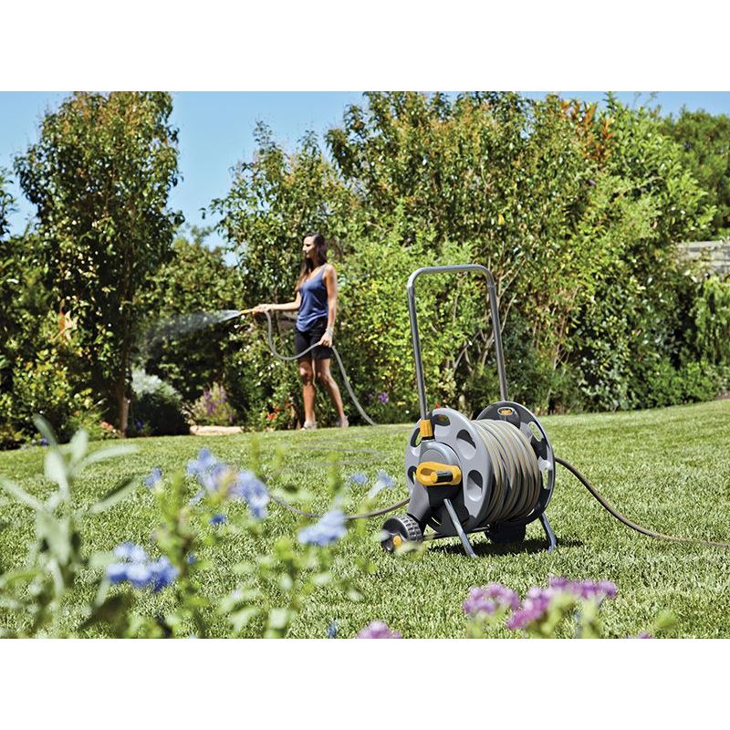 Hozelock 60m Cart With 25m Hose Hozelock - Dynamic Drive