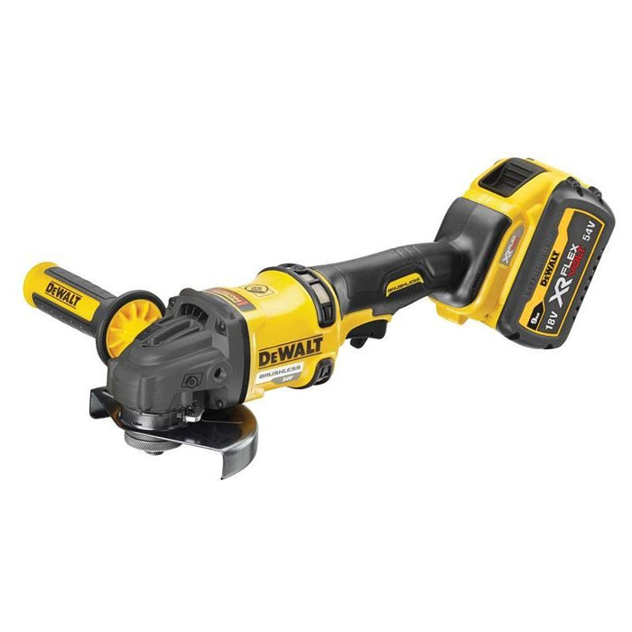 Dewalt Power Tools DCG418X2 XR FlexVolt Grinder 125mm 54V 2 x 3.0Ah Li-ion DeWALT Power Tools - Dynamic Drive