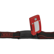 Sealey Rechargeable Head Torch 2W COB LED Auto-Sensor Red LED360HTR Sealey - Dynamic Drive