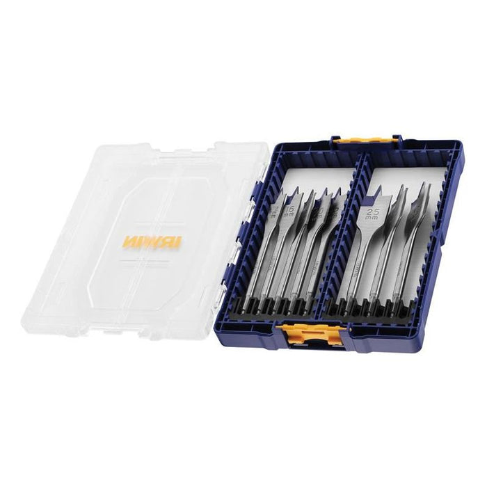 Irwin® Blue Groove 4X Flat Bit Set, 8 Piece IRWIN® - Dynamic Drive
