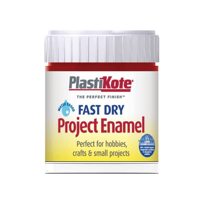 Plastikote Fast Dry Enamel Paint B25 Bottle Metallic Red 59ml PlastiKote - Dynamic Drive