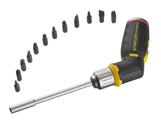 Stanley® Hand Tools FatMax® Pistol Grip Ratchet 12 Bits STANLEY® Hand Tools - Dynamic Drive