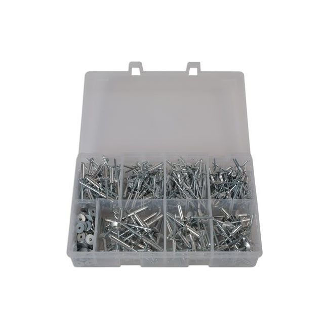 Connect Assorted Popular Rivets 475pc 31843 Tool Connection - Dynamic Drive