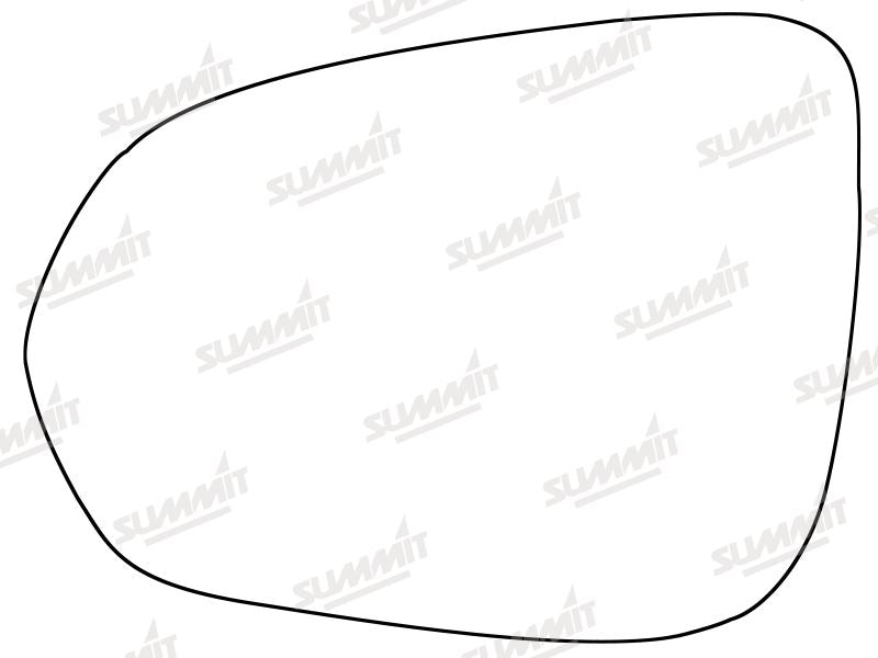 Summit Stick-On Standard Mirror Glass fits Lexus NX200 14 on LHS Summit - Dynamic Drive