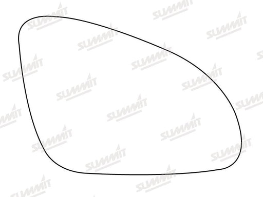 Summit Stick-On Aspheric Mirror Glass fits Vauxhall Astra J 10 on (Not Including Coupe) RHS Summit - Dynamic Drive
