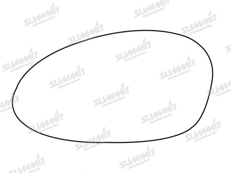 Summit Stick-On Aspheric Mirror Glass fits BMW 1 3 Series 05 on LHS Summit - Dynamic Drive
