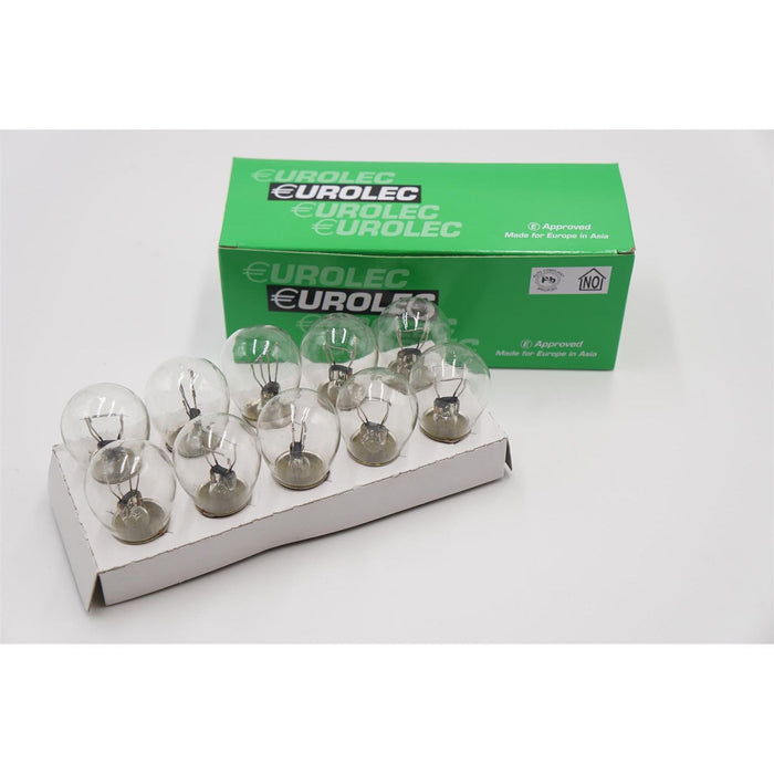 10 x Eurolec 380 P21/5W BAY15D Brake Stop & Tail Light Car Bulbs 12v 21/5w Eurolec - Dynamic Drive