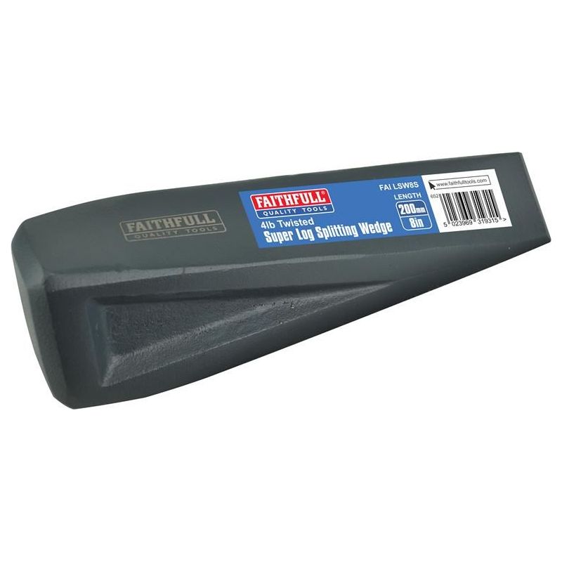 Faithfull Super Log Splitting Wedge 200mm (8in) Faithfull - Dynamic Drive
