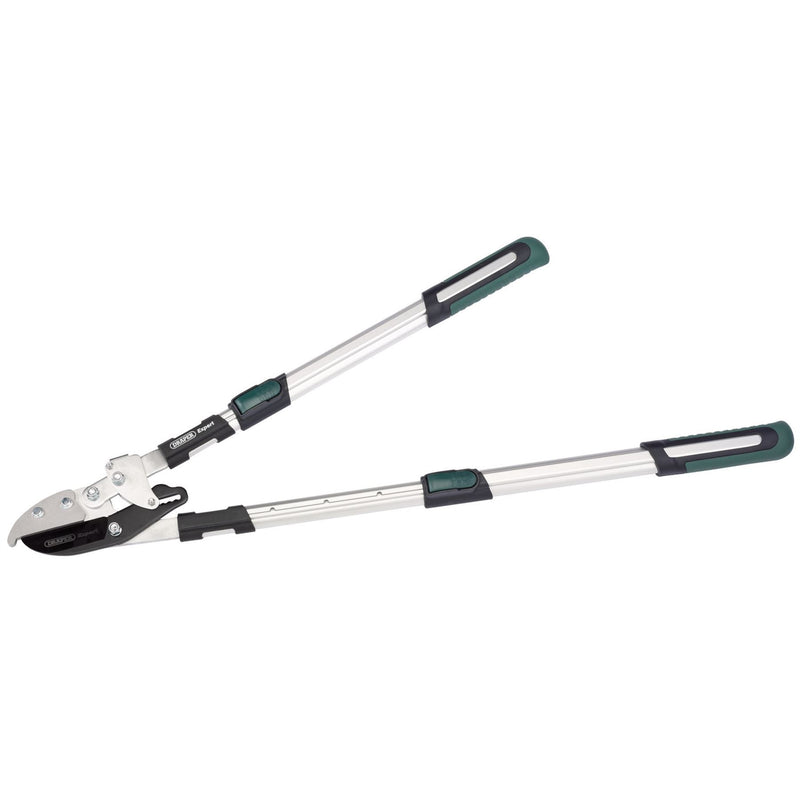 Draper Telescopic Soft Grip Anvil Ratchet Action Loppers with Aluminium Handles Draper - Dynamic Drive