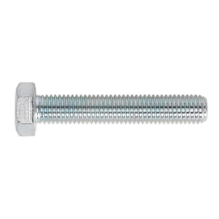 Sealey HT Setscrew M14 x 80mm 8.8 Zinc Pack of 10 SS1480 Sealey - Dynamic Drive