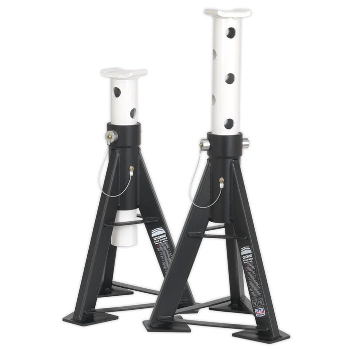 Sealey AXLe Stands (Pair) 12 Tonne Capacity per Stand AS12 Sealey - Dynamic Drive