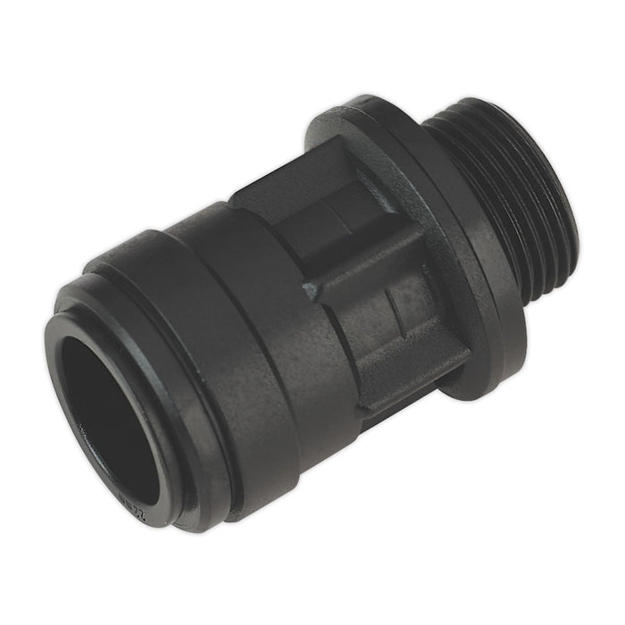 Sealey Straight Adaptor 22mm 3/4"BSP Pack of 2 (John Guest Speedfitï PM012216E) Sealey - Dynamic Drive