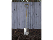Faithfull Prestige Stainless Steel Border Spade Ash Handle Faithfull - Dynamic Drive