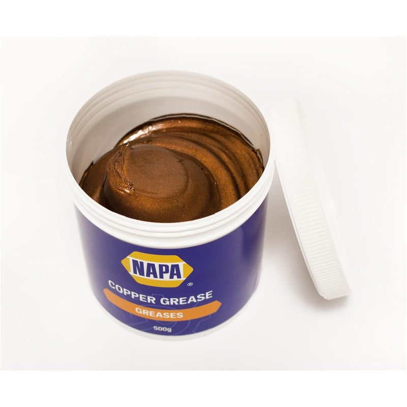 NAPA Car Brake Calipers Pads Discs Squeal Anti Seize Copper Grease 500g Tub NAPA - Dynamic Drive