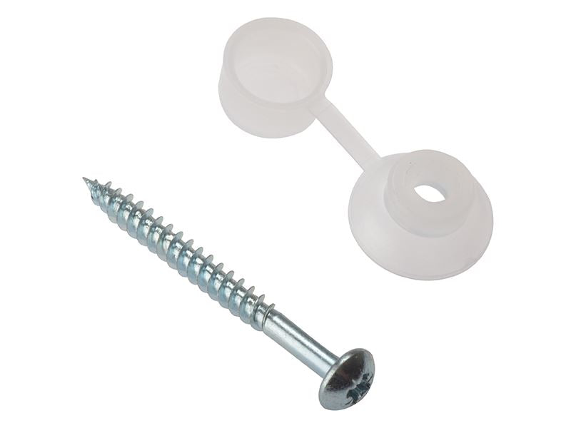 Forgefix Corrugated Roofing Screw Round Head Pozi ZP 5mm x 50mm Bag 10 ForgeFix - Dynamic Drive