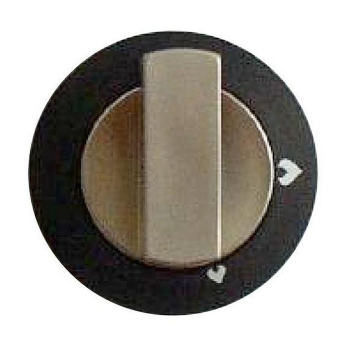 Thetford Hob Grill Knob Black & Satin for Enigma Cookers (SSPA0902 SA) Thetford - Dynamic Drive