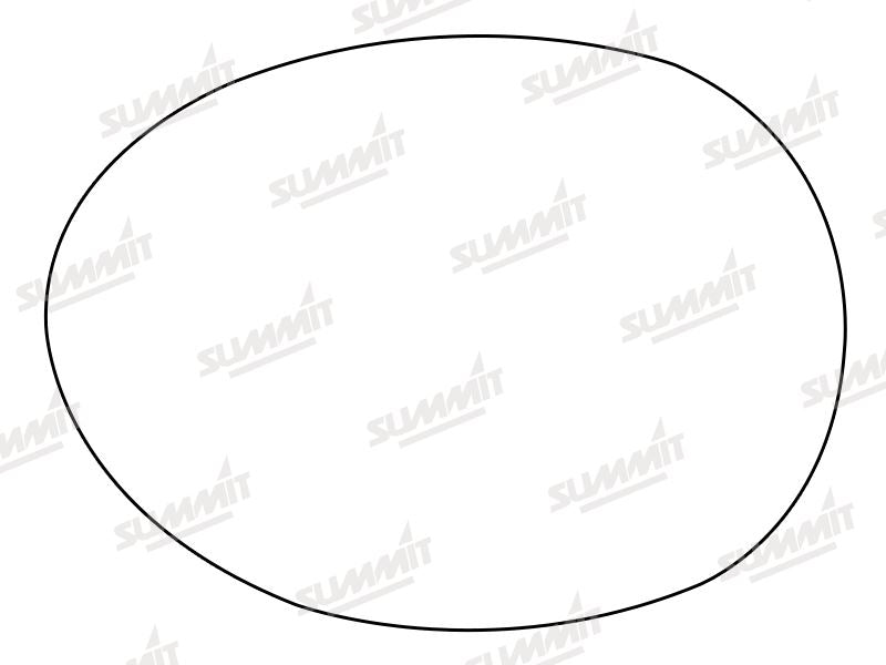 Summit Stick-On Aspheric Mirror Glass fits Mini Cooper 14 on LHS Summit - Dynamic Drive