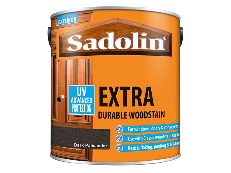 Sadolin Extra Durable Woodstain Dark Palisander 2.5 litre Sadolin - Dynamic Drive