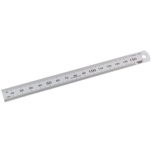 Draper Stainless Steel Rule, 150mm/ 6" 22670 Draper - Dynamic Drive