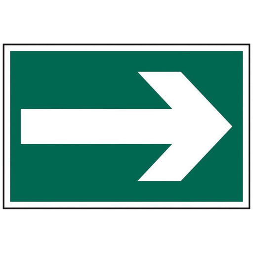 Scan Arrow Symbol - PVC Sign 300 x 200mm Scan - Dynamic Drive