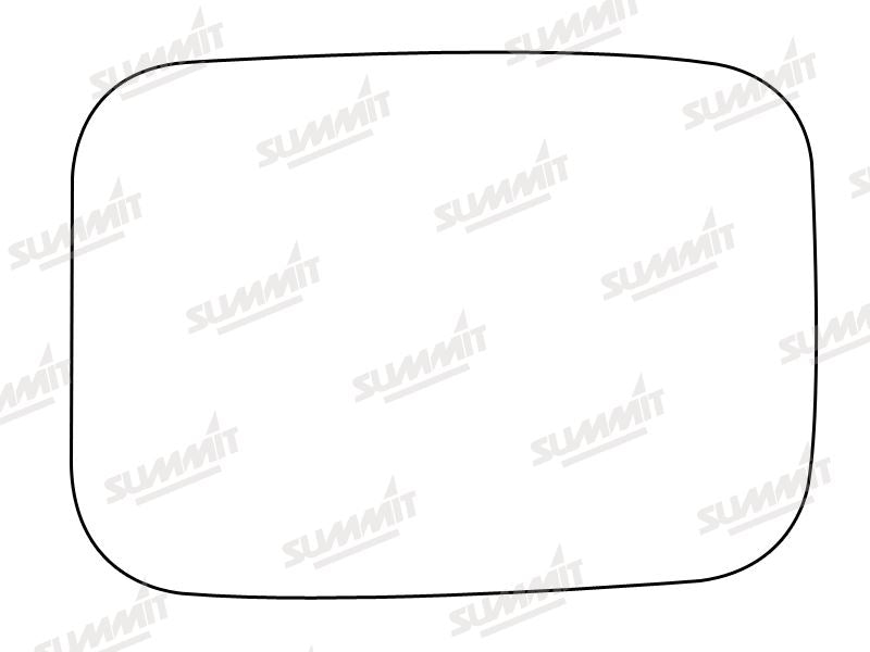Summit Stick-On Standard Mirror Glass fits Daihatsu Grand Move LHS Summit - Dynamic Drive