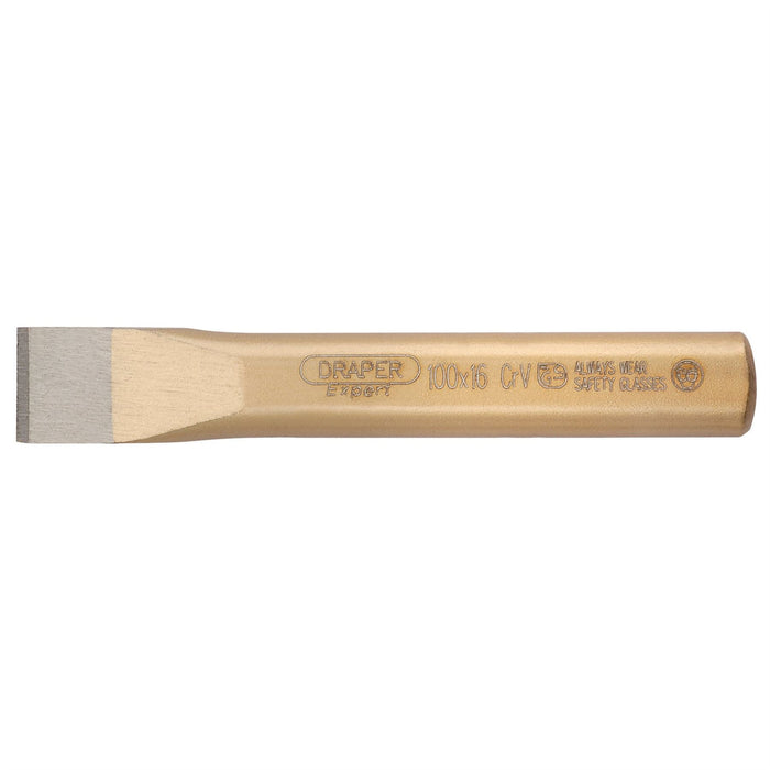 Draper Flat Cold Chisel, 16 x 100mm 51588 Draper - Dynamic Drive