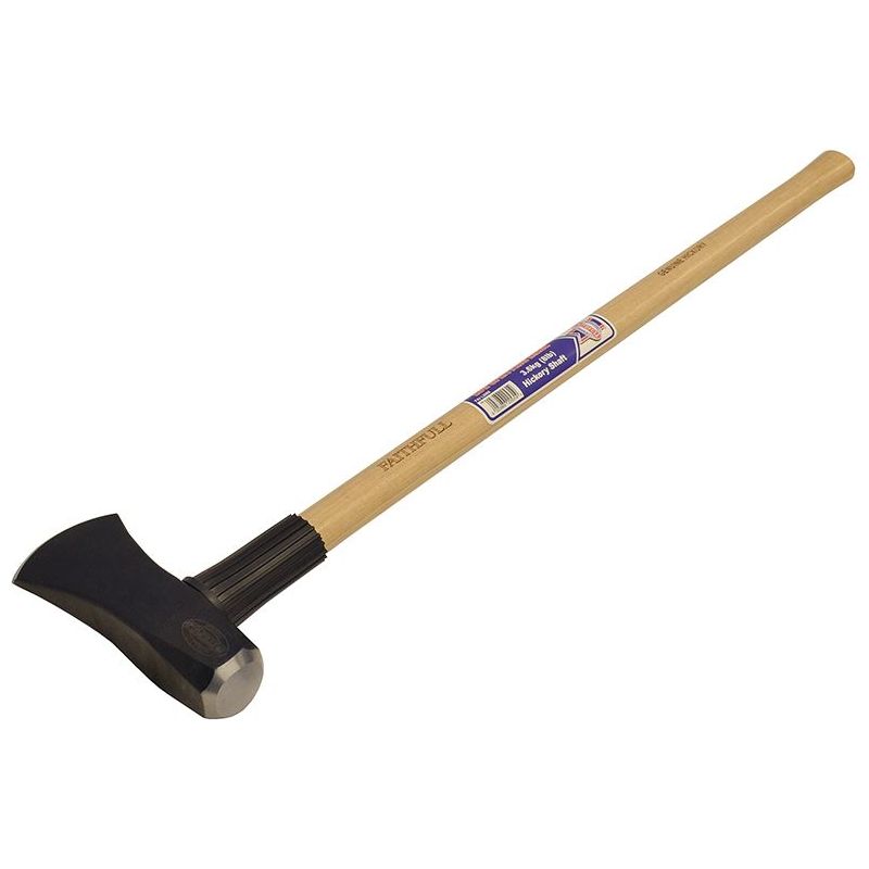 Faithfull Log Splitting Maul Hickory Shaft 3.6kg (8 lb) Faithfull - Dynamic Drive