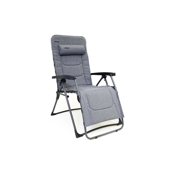 Vango Riviera Camping Lounger Heather Grey Chair Vango - Dynamic Drive