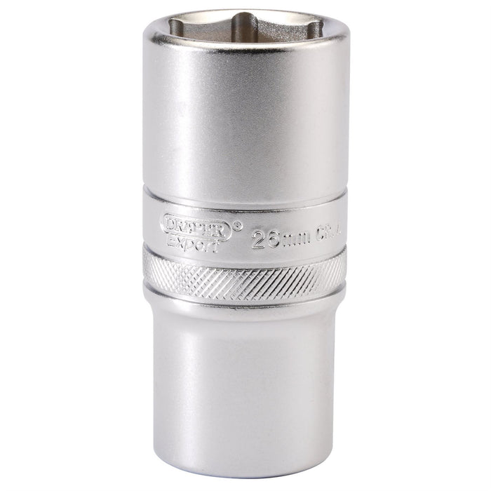 Draper 6 Point Metric Deep Socket, 1/2" Sq. Dr., 26mm 16656 Draper - Dynamic Drive