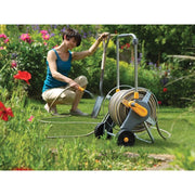 Hozelock 2436 60m Metal Pro Hose Cart & 30m of 12.5mm Hose Hozelock - Dynamic Drive