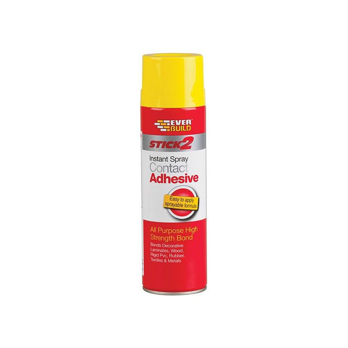 Everbuild Sika Stick 2 Spray Contact Adhesive 500ml Everbuild Sika - Dynamic Drive