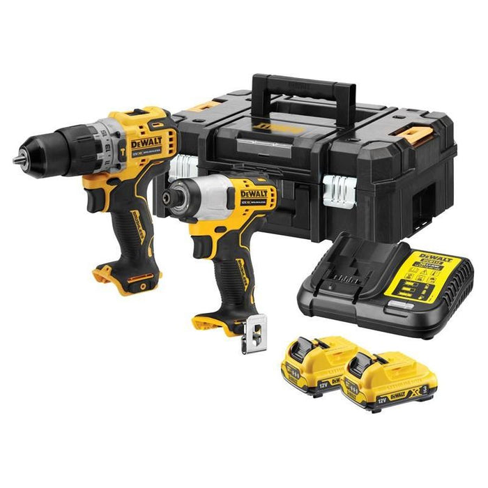 Dewalt Power Tools DCK2111L2T XR Brushless Sub-Compact Twin Pack 12V 2 x 3.0Ah Li-ion DeWALT Power Tools - Dynamic Drive