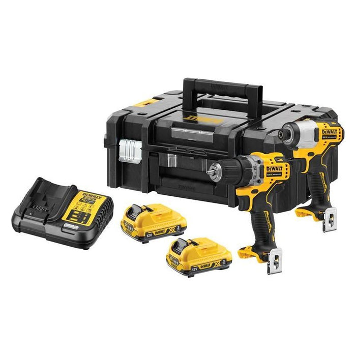 Dewalt Power Tools DCK2110L2 XR Brushless Sub-Compact Twin Pack 12V 2 x 3.0Ah Li-ion DeWALT Power Tools - Dynamic Drive