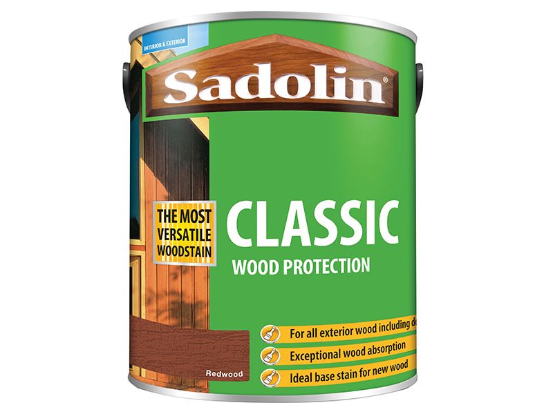 Sadolin Classic Wood Protection Redwood 5 litre Sadolin - Dynamic Drive