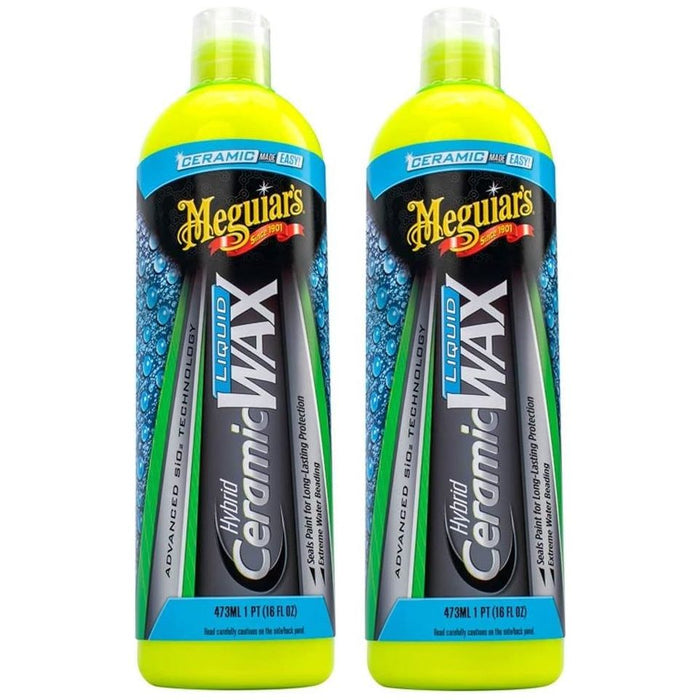 2x Meguiar's G200416EU Hybrid Ceramic Liquid Wax 473ml Meguiar's - Dynamic Drive