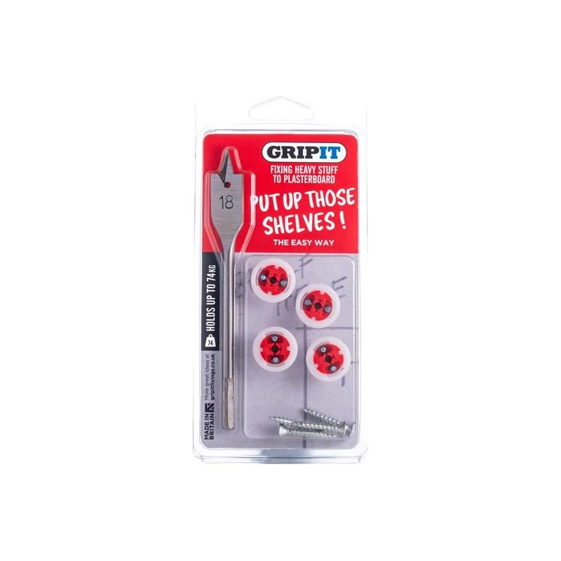 Gripit Shelf Kit Clam Pack Gripit - Dynamic Drive