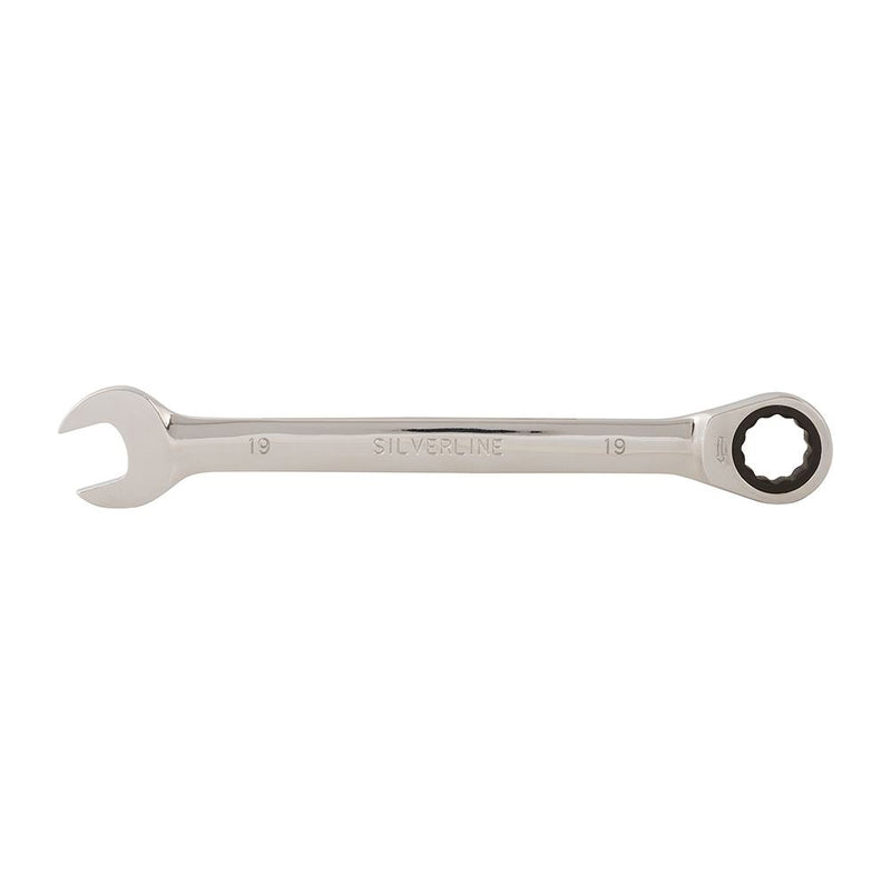 Silverline Fixed Head Ratchet Spanner 19mm Silverline - Dynamic Drive