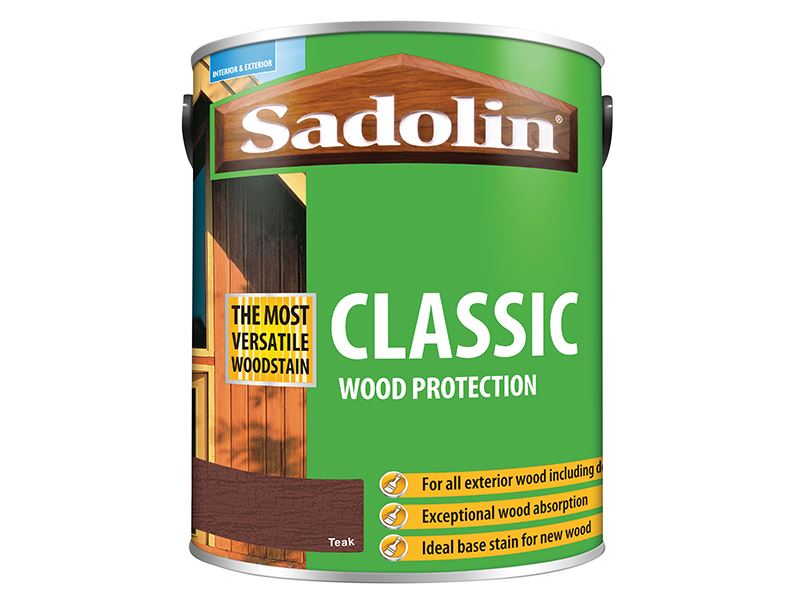 Sadolin Classic Wood Protection Teak 5 litre Sadolin - Dynamic Drive